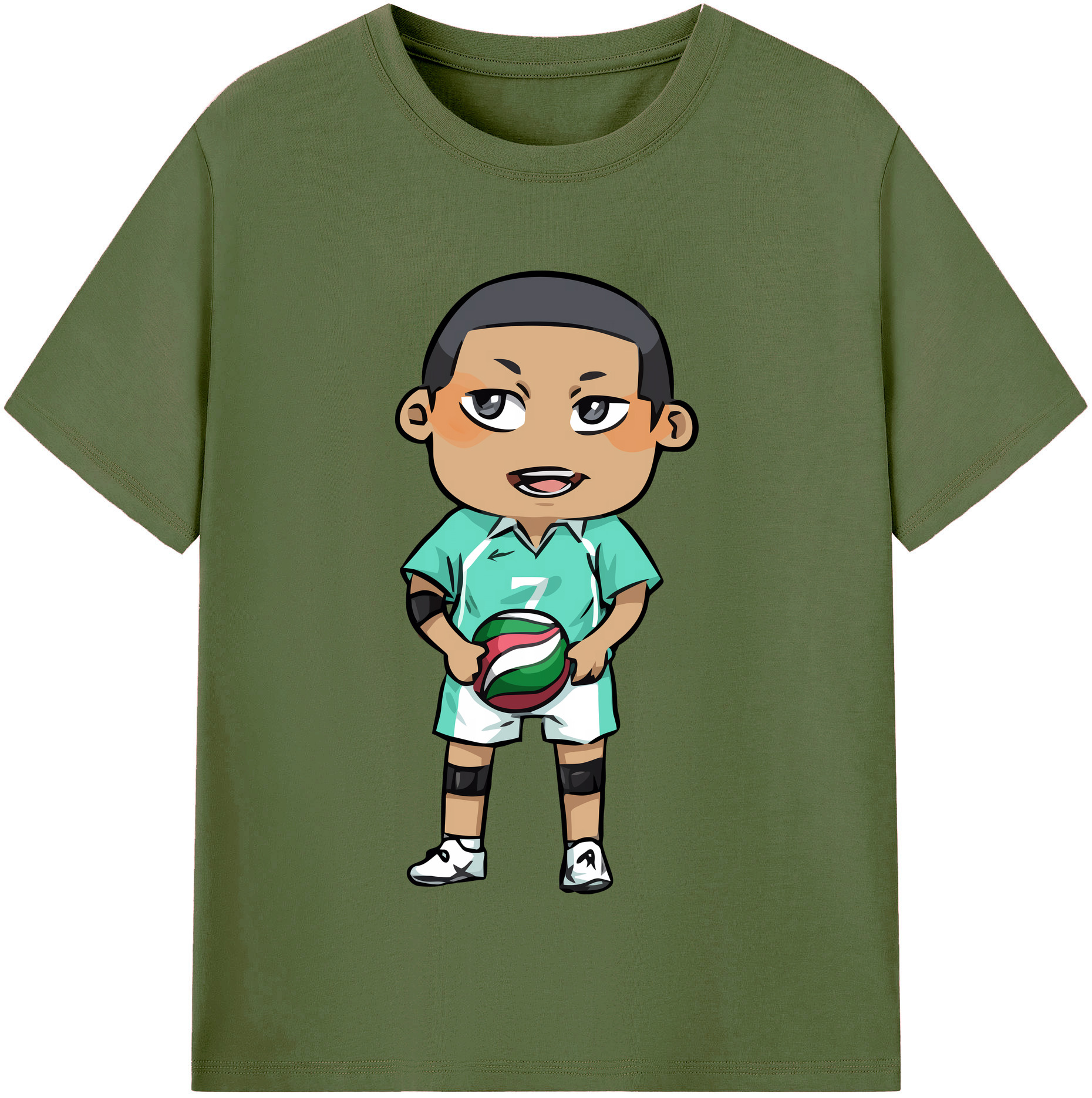 （画像用） ハイキュー!! Haikyu!! 綿100％半袖Tシャツ（フロントプリント）